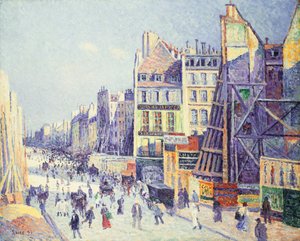 Rue Reaumur, 1897 by Maximilien Luce