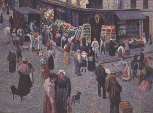 ರೂ ಡೆಸ್ ಅಬ್ಬೆಸ್ಸೆಸ್ಟರ್ಕ್ by Maximilien Luce