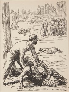 Siyasi konuların dokuz isimsiz baskısı by Maximilien Luce
