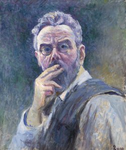 Sigaralı Otoportre, c. 1905. by Maximilien Luce