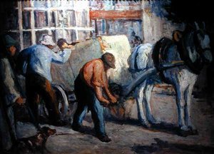 Dray (tuval üzerine yağlı boya) by Maximilien Luce