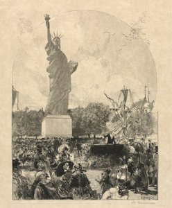 Amerikalıların Paris Şehrine Sunduğu Dünyayı Aydınlatan Özgürlük, 1885. by May 30 Publiished in Le Monde