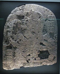 Cetvelli pano parçası, Peten bölgesi, Geç Klasik dönem, MS 600-900 by Mayan