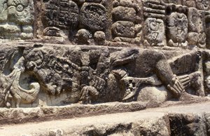 Hiyeroglif Merdiven Basamakları Tutsağı, Copan, Geç Klasik Dönem (600-900) MS 760 dolayları