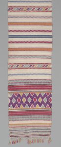 Tören kumaşı, c.1905-35 (pamuk ve ipek) by Mayan Mayan
