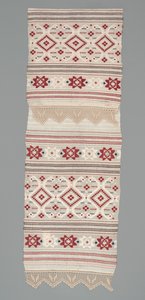 Tören kumaşı, c.1940-1960 (pamuk) by Mayan Mayan