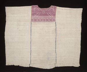 Cofradia huipil, muhtemelen 1875 dolayları (pamuk, ipek) by Mayan Mayan