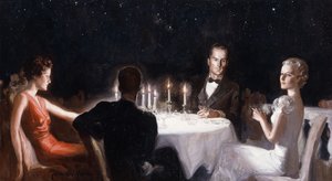 Yıldızların Altında Akşam Yemeği by McClelland Barclay