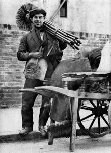 Baca temizleyicisi, Londra, 1926-1927.