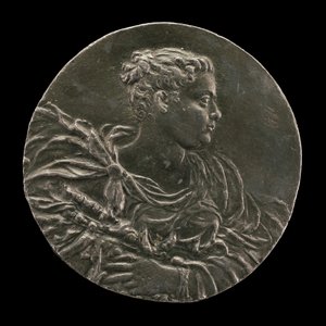 Cüppe ve Mantolu Venedikli Bir Genç Kadın, c. 1563. by Medallist A.A.