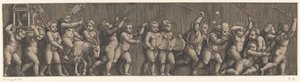 Putti alayı ile Frizce by Meester van de Dobbelsteen