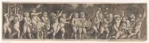 Putti alayı ile Frizce