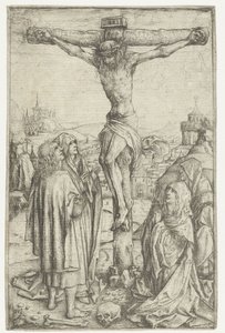 Mary ve St. John ve iki kutsal kadınla çarmıha germe