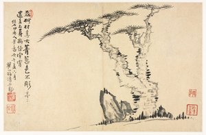 Eski Ustalardan Sonra Çeşitli Tarzlarda Manzaralar by Mei Qing