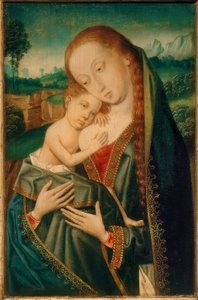 madonna ve çocuk by Meister der Magdalenenlegende