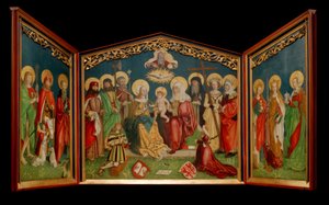 Annenaltar by Meister mit dem Stieglitz