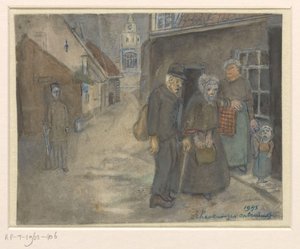 İğne yapraklı ağaçlarla dolu dağ manzarası by Melchior Küsel (I)