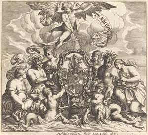 Adanmışlık Sayfası by Melchior Küsel after Johann Wilhelm Baur