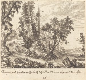 Draun Nehri by Melchior Küsel after Johann Wilhelm Baur