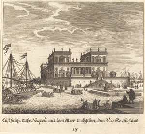 Saray, Vice Re, Napoli by Melchior Küsel after Johann Wilhelm Baur