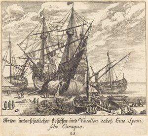 gemiler by Melchior Küsel after Johann Wilhelm Baur