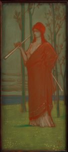 deniz kenarındaki ilham perisi by Melchior Lechter
