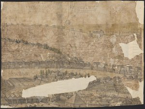 Prospect of Constantinople, Sayfa 16, Melchior Lorck, 1559 by Melchior Lorck