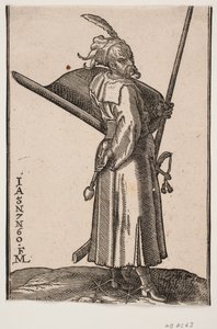 Ayakta duran asker (akıncı), h