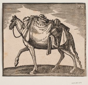 Çok dolu at by Melchior Lorck