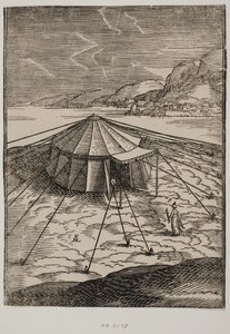 Türk Askeri Çadırı by Melchior Lorck