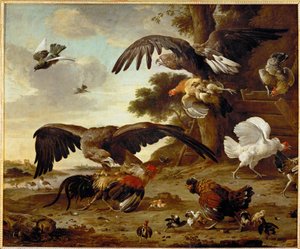  by Melchior de (manner of) Hondecoeter