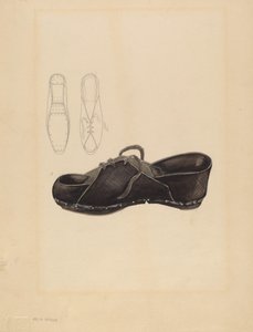 Kadın Takunyası, c. 1936. by Melita Hofmann