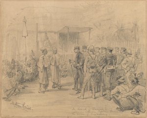 Dacoits arayışında, c.1885 by Melton Prior