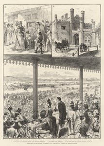 Melbourne, Avustralya'da eskizler by Melton Prior