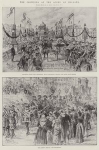 Hollanda Kraliçesi'nin Taçlanması by Melton Prior