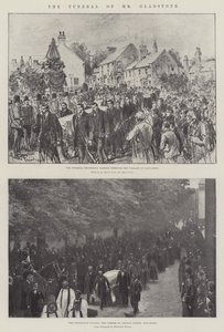 Bay Gladstone'un Cenazesi by Melton Prior