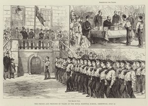 Galler Prensi ve Prensesi, Royal Hospital School, Greenwich, 10 Temmuz by Melton Prior