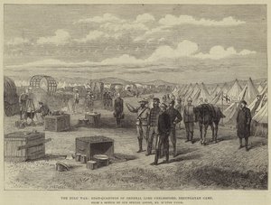 Zulu Savaşı, General Lord Chelmsford'un Karargahı, Erzungayan Kampı