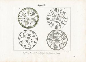 Çeşitli tuzların kristal formları