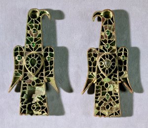 Kartal Şeklinde Broş (metal ve emaye) by Merovingian