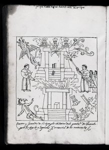 MS Hunter 242 f.240v Tapınakların Yakılması, Tlaxcala