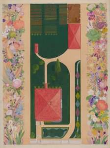 Samuel Harrison Evi ve Bahçesi, c. 1936. by Meyer Goldbaum