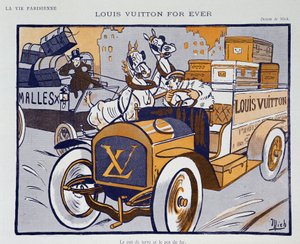 Mich tarafından Louis Vuitton için reklam (Michel Liebeaux