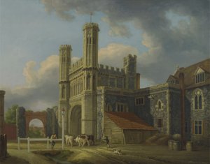 Aziz Augustine Kapısı, c.1778 (tuval üzerine yağlı boya)