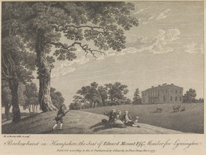 Hampshire'da Kırık Hurst, The Seat of Edward Morant, Esquire, Member for Lymington (yayınlayan: G. Kearsly); sayfa 43 (Birinci Cilt)