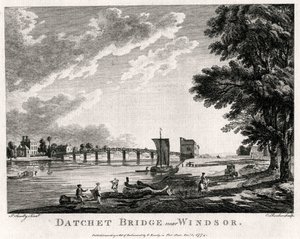 Windsor yakınlarındaki Dachet Köprüsü, Berkshire, 1774