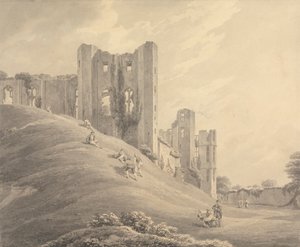 Yamaçtaki Figürlerle Kenilworth Kalesi