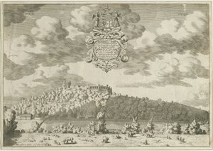 Dudley Castle: bakır levha gravür, nd [1653-1686] (baskı) by Michael Burghers