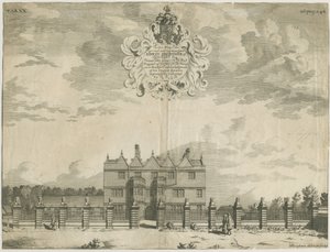 Forton - Aqualate Salonu: gravür, nd [1653-1686] (baskı) by Michael Burghers
