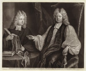 Thomas Sprat ve oğlunun portresi by Michael Dahl